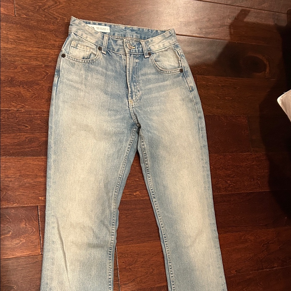 Zara Light Blue Denim Jeans